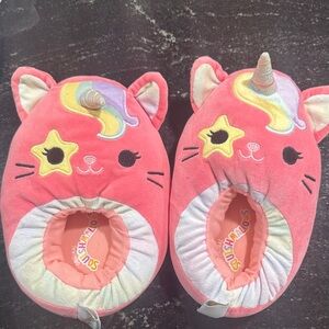 Pink Unicorn Cat Slippers